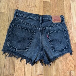 Levi's Women's Black Denim Shorts